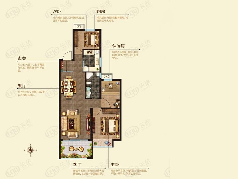 天博体育官方平台入口项目介绍 福山万城华府主力户型为80~120㎡(图2)