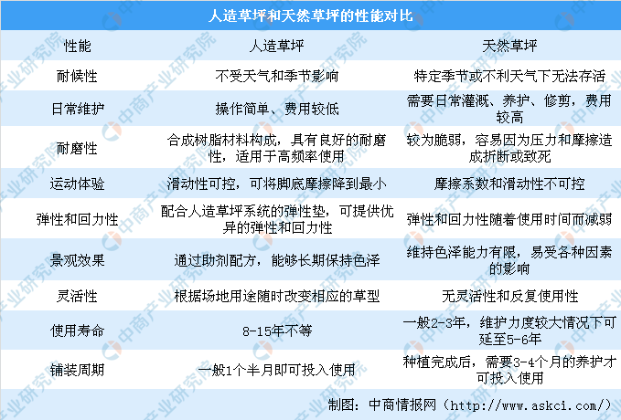 天博体育官方平台入口政策大力支持体育产业发展 人造草坪行业市场前景广阔（图）(图1)