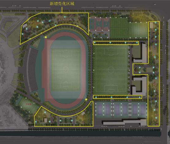 天博全新的湖北路体育公园来了！体育场和公园的完美结合(图9)